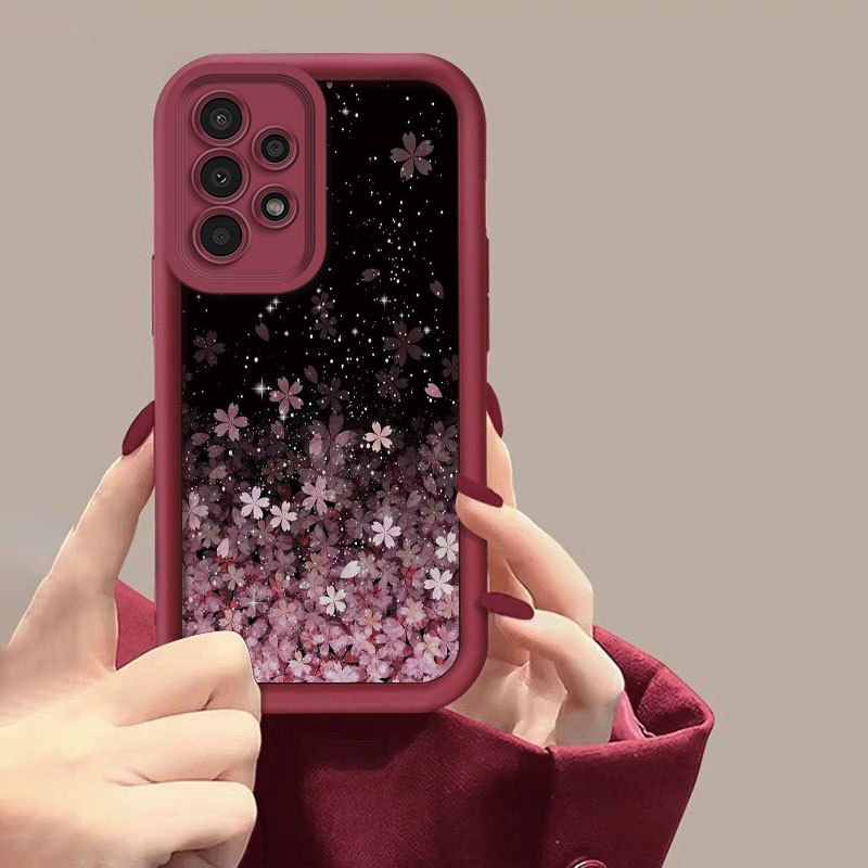 Personalized Glittering Stars and Flowers TPU Phone Case for Galaxy A01 A02S A03 A03s A05 A10s A11 A12 A13 A14 5G A15 4G A20s A21s A22 A23 A30s A31 A32 A34 A50 A51 A52 A52s 5G A53 5G