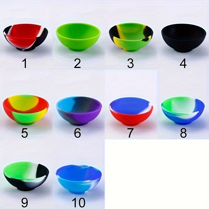 Silicone Pipe Bowl and Storage Box for Daily Cleaning Durable Colorful
