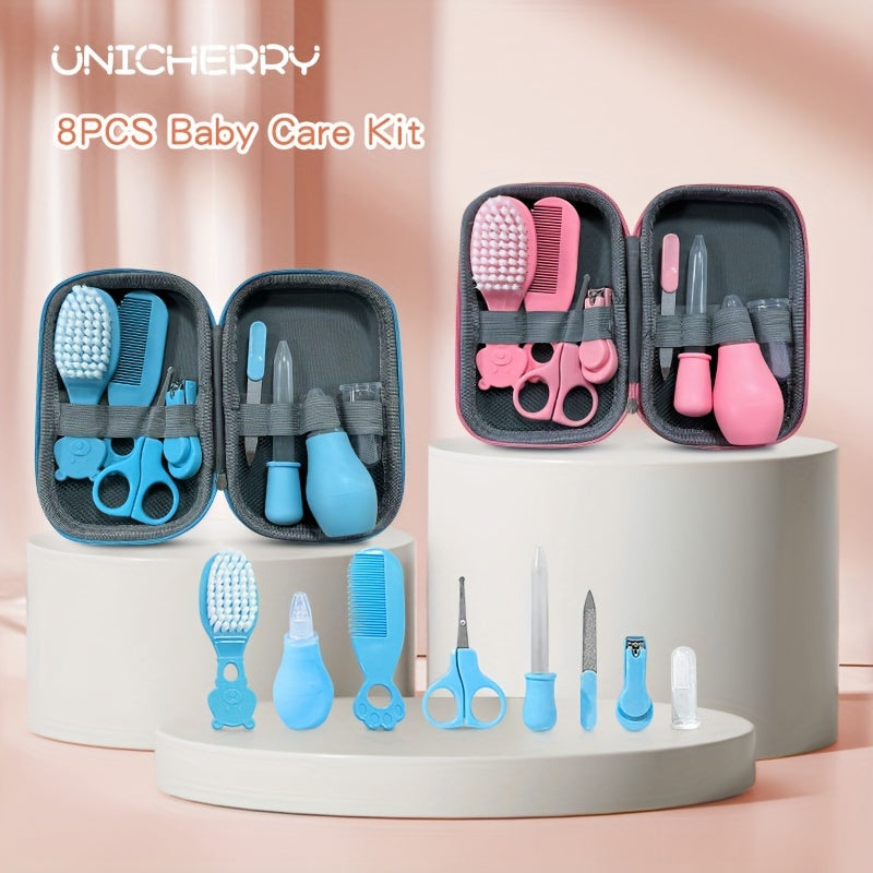 8-Piece Healthcare and Grooming Kit with Portable Safety Care Set for Adults