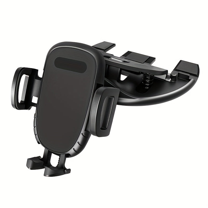 Soporte universal para teléfono de coche, montura en ranura de CD, silicona, rotación de 360°