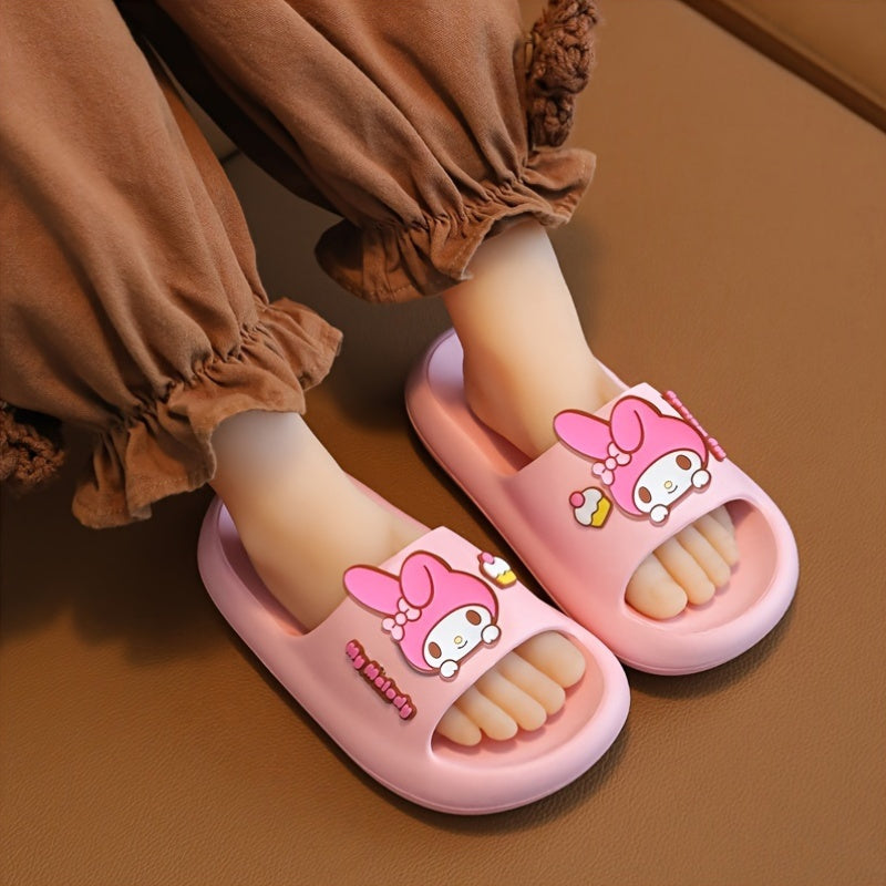 Children's Indoor Slippers Girls Non-slip EVA Cartoon Animal Pattern for Kids Under 14