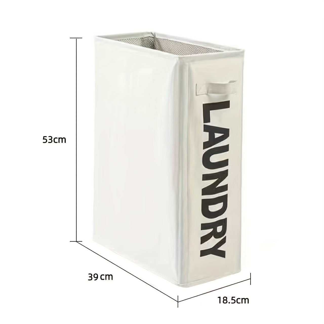 Laundry Basket with Wheels and Dustproof Mesh Cover for Clothes Transport and Sorting