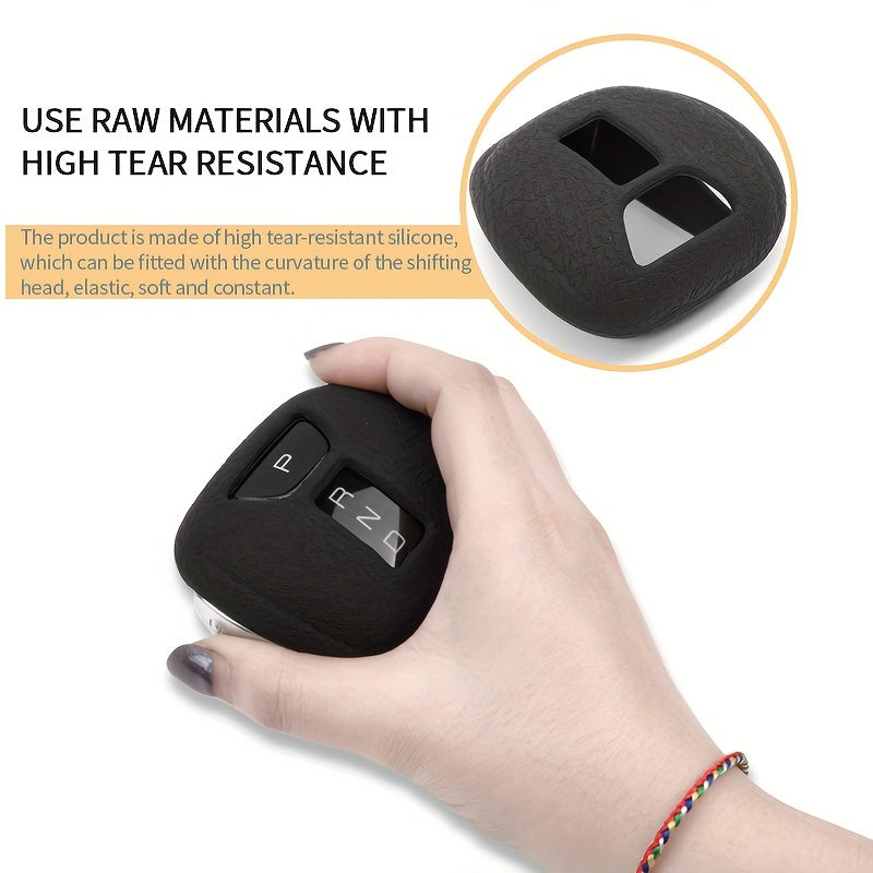 Decorative Silicone Gear Shift Cover for Car Automatic Transmission Handle Set