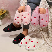 Women's Plush Indoor Slippers Thick Sole Comfortable Home Shoes