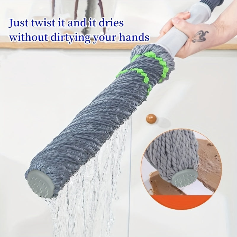 Self-Twisting Water Mop for Lazy Household Cleaning Floor Kitchen Bathroom Living Room