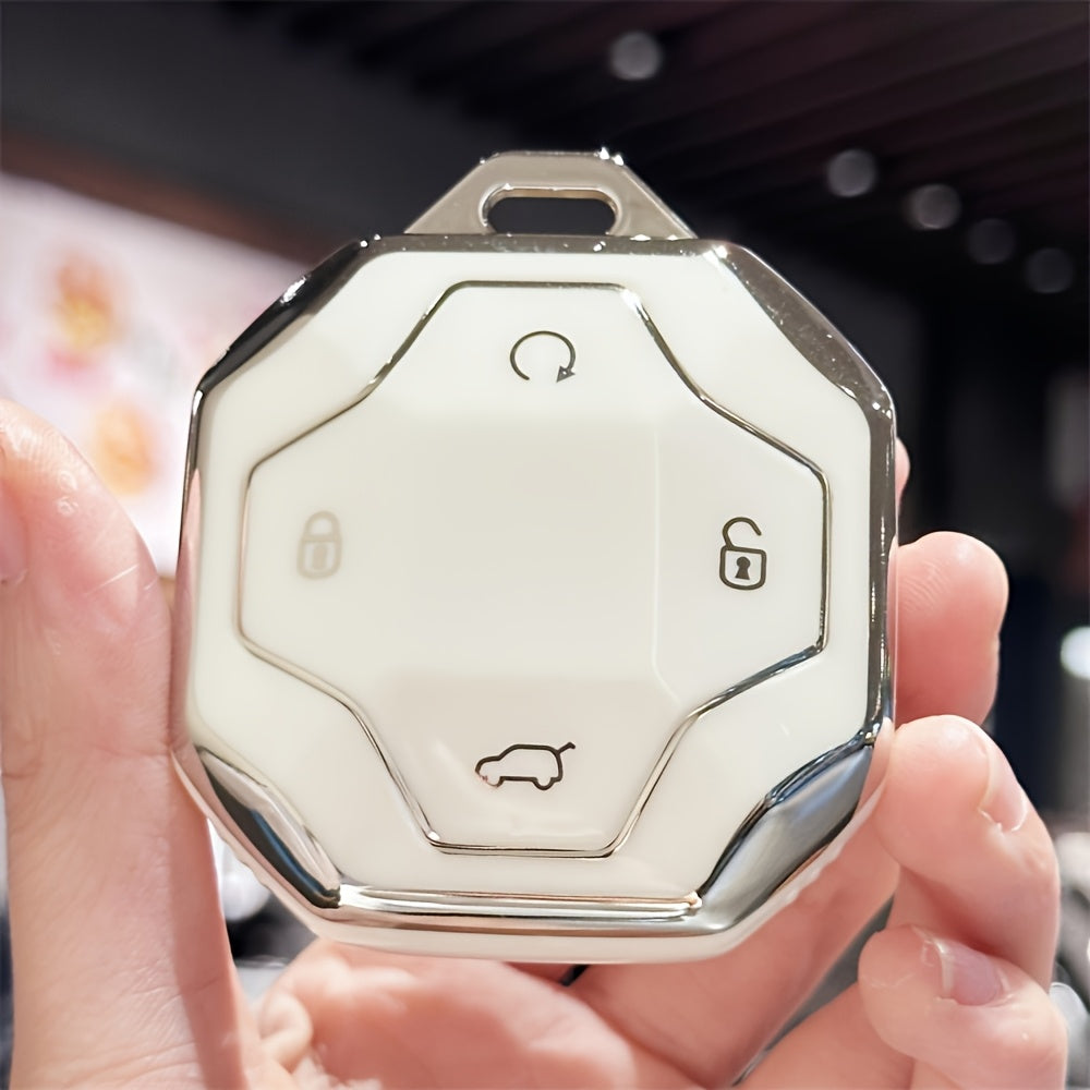 Car Key Fob Cover TPU For T2 Traveler, Chery 2023 2024 Models