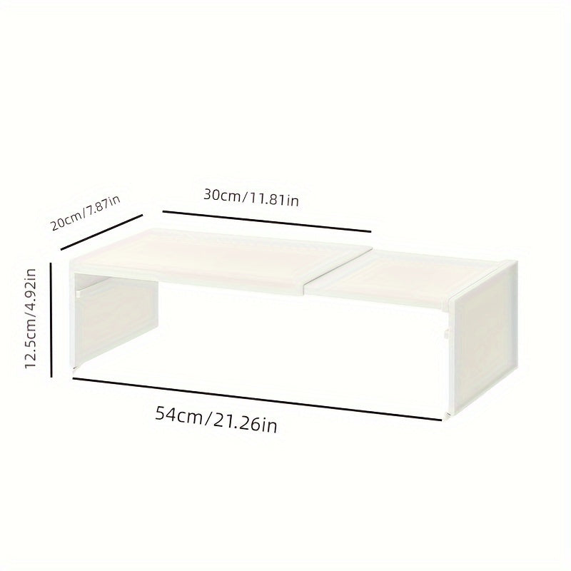Estante de almacenamiento de cocina expandible con estantes ajustables para la organización de condimentos y utensilios de cocina