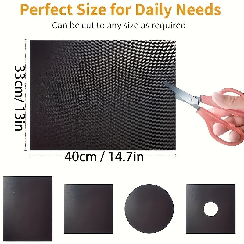 Square Gas Stove Protector Mat Non-Stick Oil Resistant Oven Microwave Safe