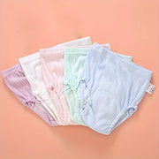 Solid Color Reusable Training Pants for Toddler, Breathable Fabric Diapers