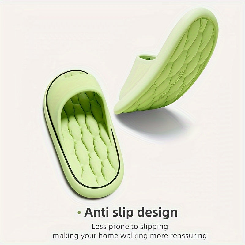 EVA Leak-Proof Slides Casual Non-Slip Open Toe Slippers for Home and Daily Wear