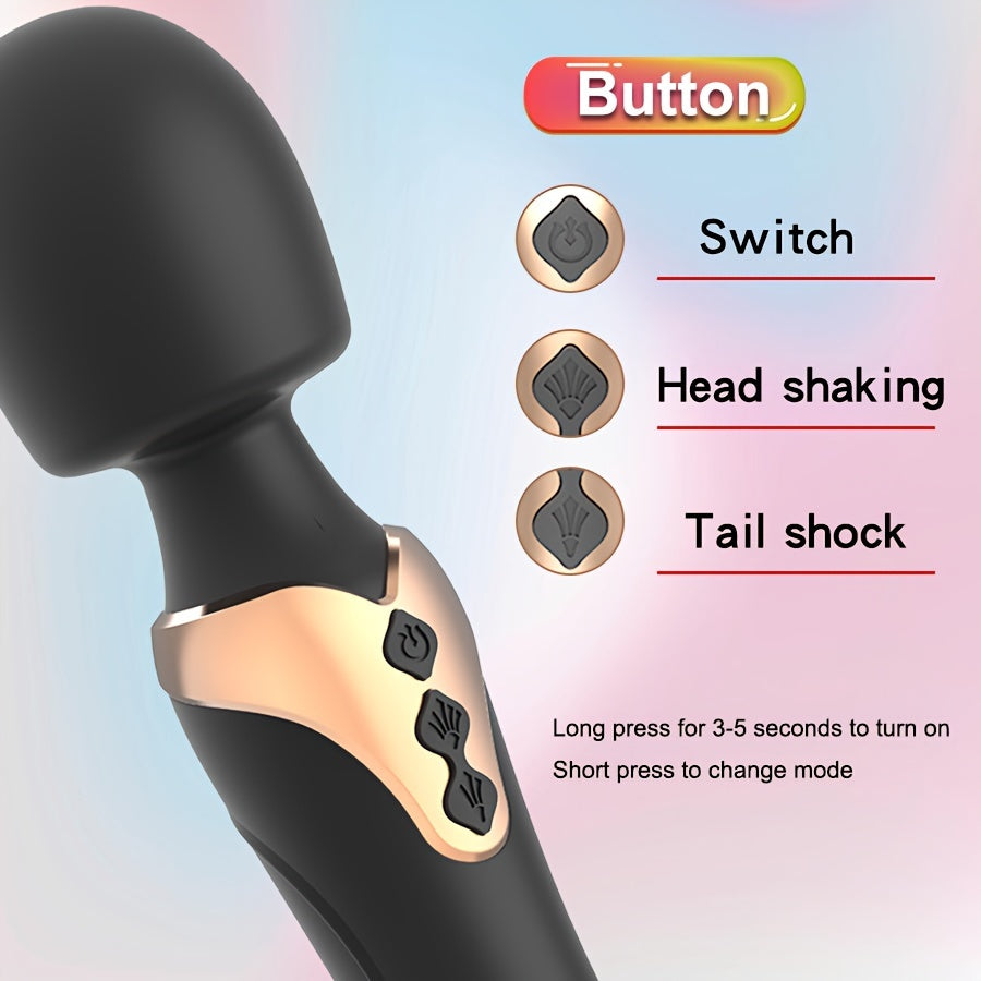 Ayollar uchun Silikonli Ikki Motorli Vibrator, 10 Ta Rejimli G-Spot Stimulyatori