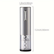 Qalin po'latdan yasalgan elektr taqiladigan shisha ochgich va qog'oz kesgich. TYPE-C qayta to'ldiriladigan dizayn, kuchli va bardoshli. Kichkina va portativ, ishlash uchun ko'rsatma chirog'i bilan. Shisha ochishni osonlashtiradi