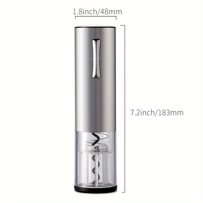 Qalin po'latdan yasalgan elektr taqiladigan shisha ochgich va qog'oz kesgich. TYPE-C qayta to'ldiriladigan dizayn, kuchli va bardoshli. Kichkina va portativ, ishlash uchun ko'rsatma chirog'i bilan. Shisha ochishni osonlashtiradi