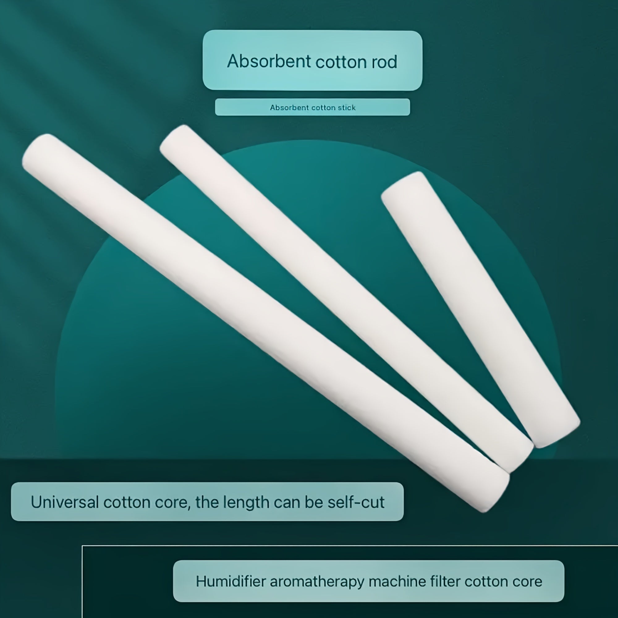 10 dona Atomized Humidifier paxtali tamponlar, so'radigan filtr, gubka tayoqcha