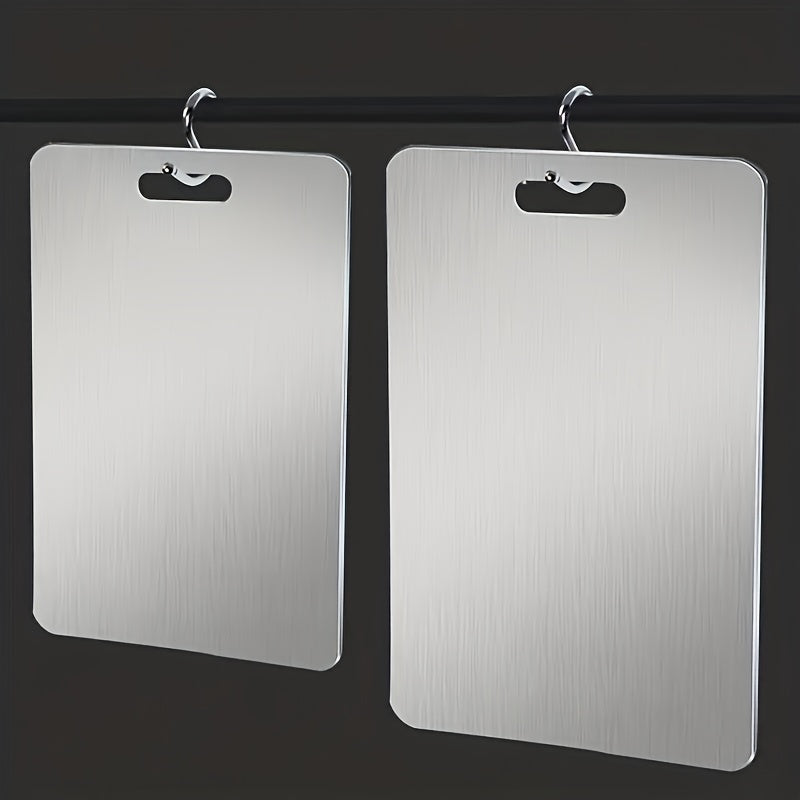 Stainless Steel Chopping Board for Fruits Vegetables Meat Portable Kitchen Accessory