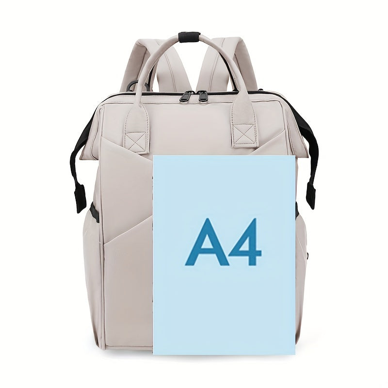 Diaper Bag for Moms Water-Resistant Stroller Attachment Large Capacity Stylish Backpack