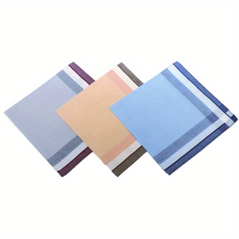 Erkaklar uchun klassik sharf to'plami 3, 6, 12 yoki 18 ta retro terlashga qarshi kvadrat sochiqlar