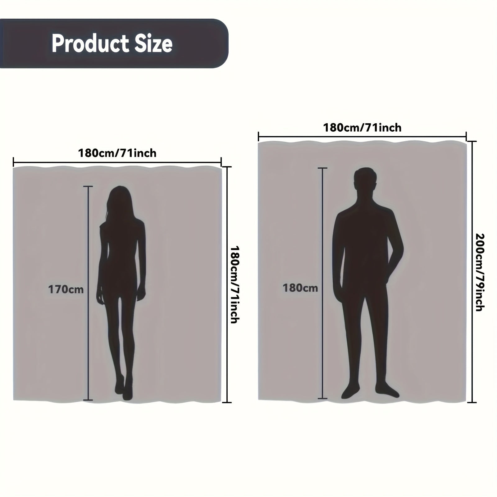 Suv o'tkazmaydigan kulrang egiluvchan dush pardasi, magnit bog'ich bilan, polyester to'lqin ekrani, qora ilgichlar kiritilgan, barcha mavsumlar uchun mashinada yuvish mumkin.