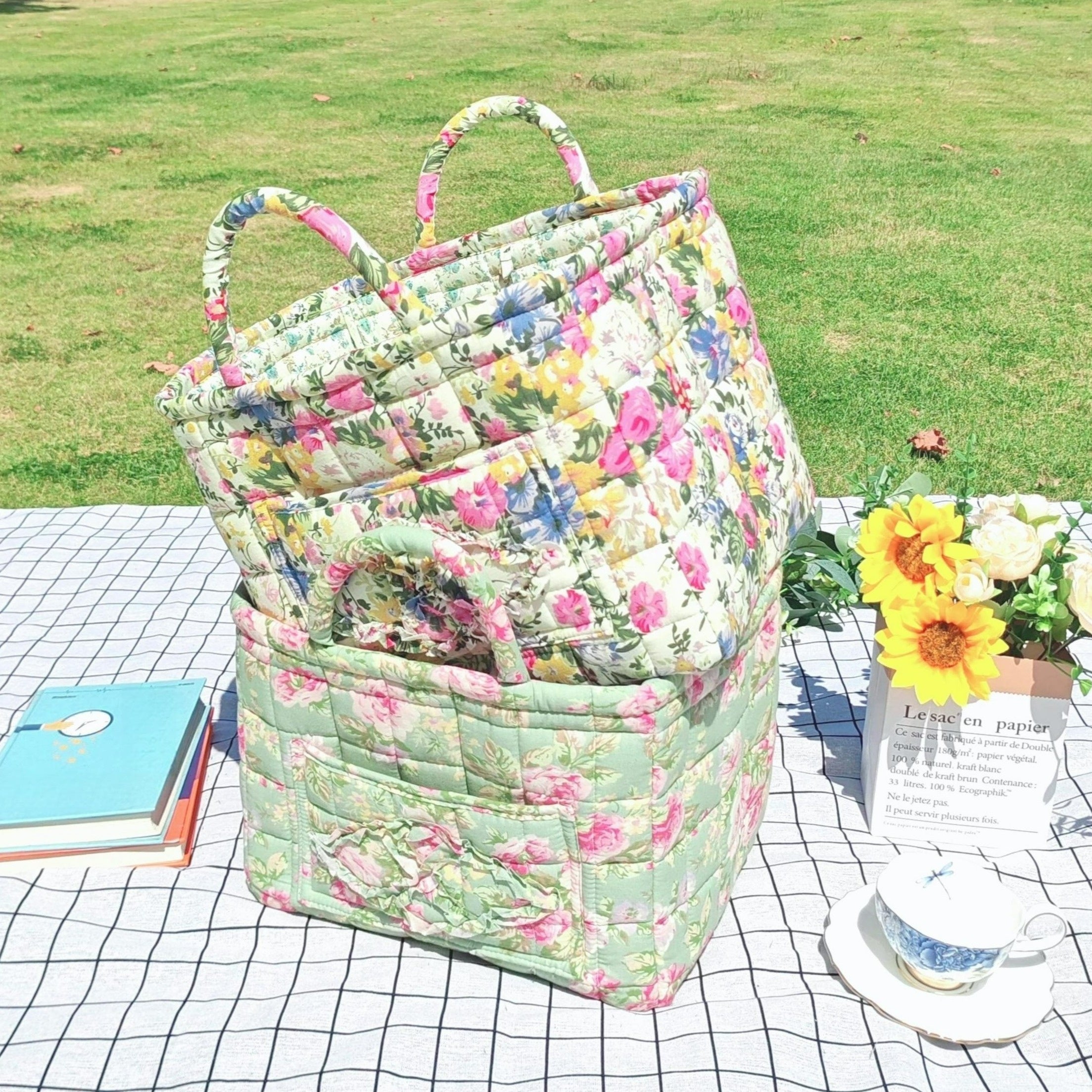 Durable Canvas Storage Basket for Clothes Jewelry and Accessories Large Washable