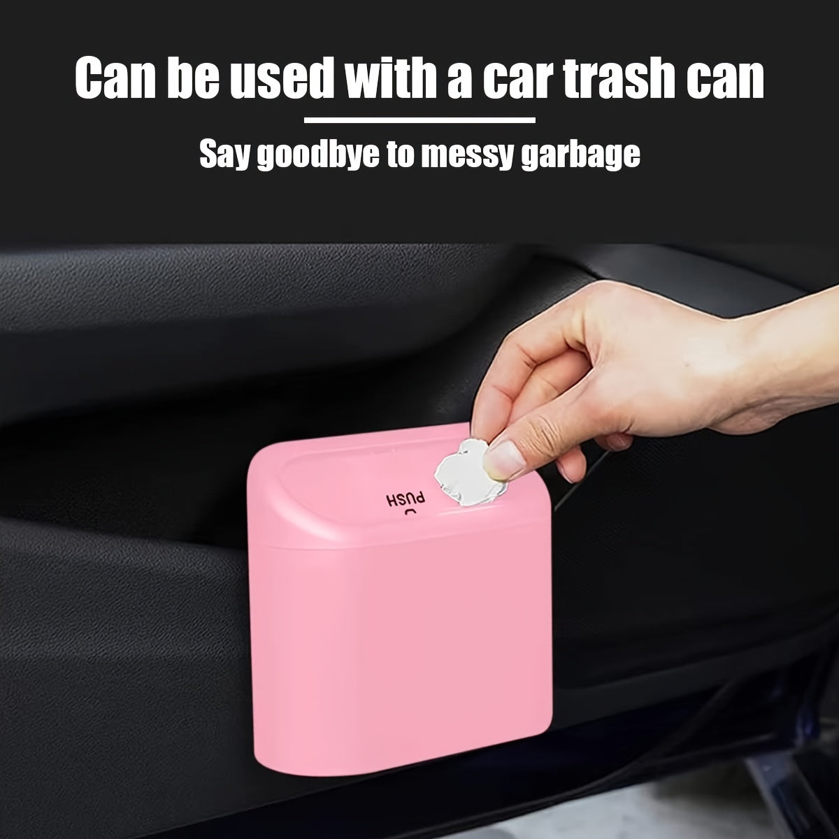 Small Garbage Bags for Car Trash Cans - 60 Bags per Roll, 4 Rolls