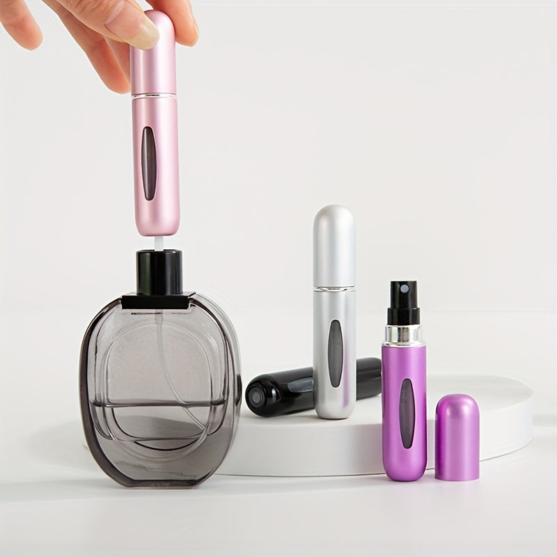 Unisex Travel Perfume Dispenser Spray Bottle 5ML Refillable Empty Bottle