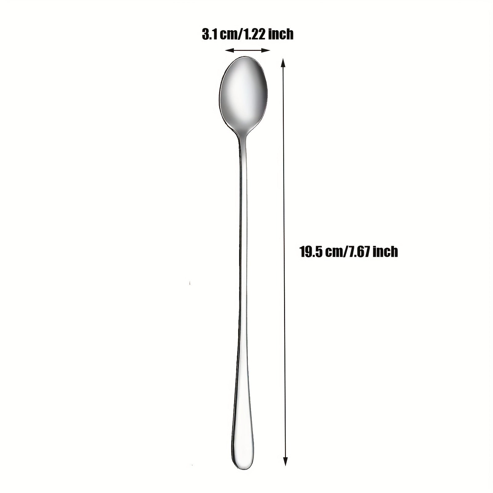 Polished Stainless Steel Coffee Spoon with Engraved Hubby Wifey for Couples Gift