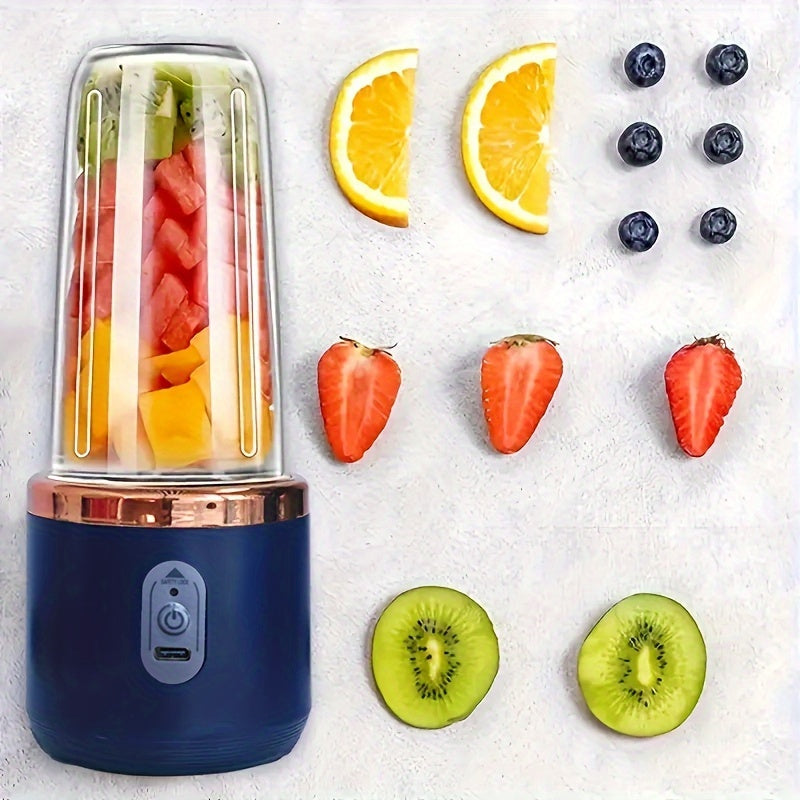 Portable 2-in-1 Juicer Blender USB Rechargeable Stainless Steel Plastic