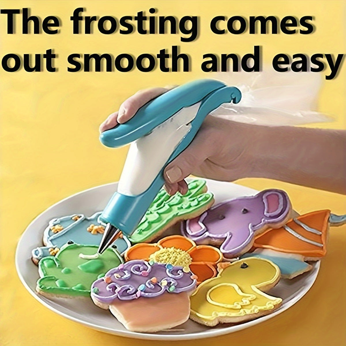 Cake Decorating Kit with Stainless Steel Tips Reusable Pastry Bags and Coupler