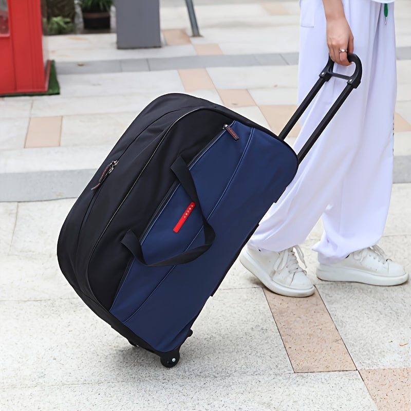 Lightweight Travel Trolley Bag with Large Capacity and Soft Fabric Material