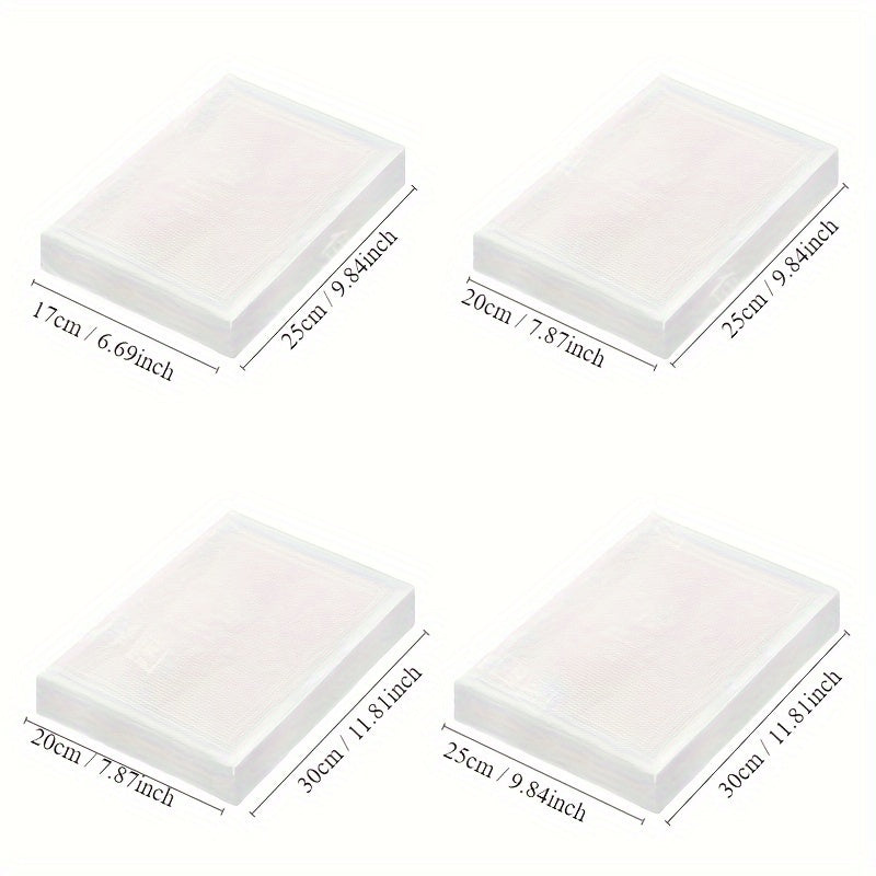 100 Pieces Vacuum Sealer Bags Puncture-Resistant BPA-Free Food Storage Sous Vide Freezer