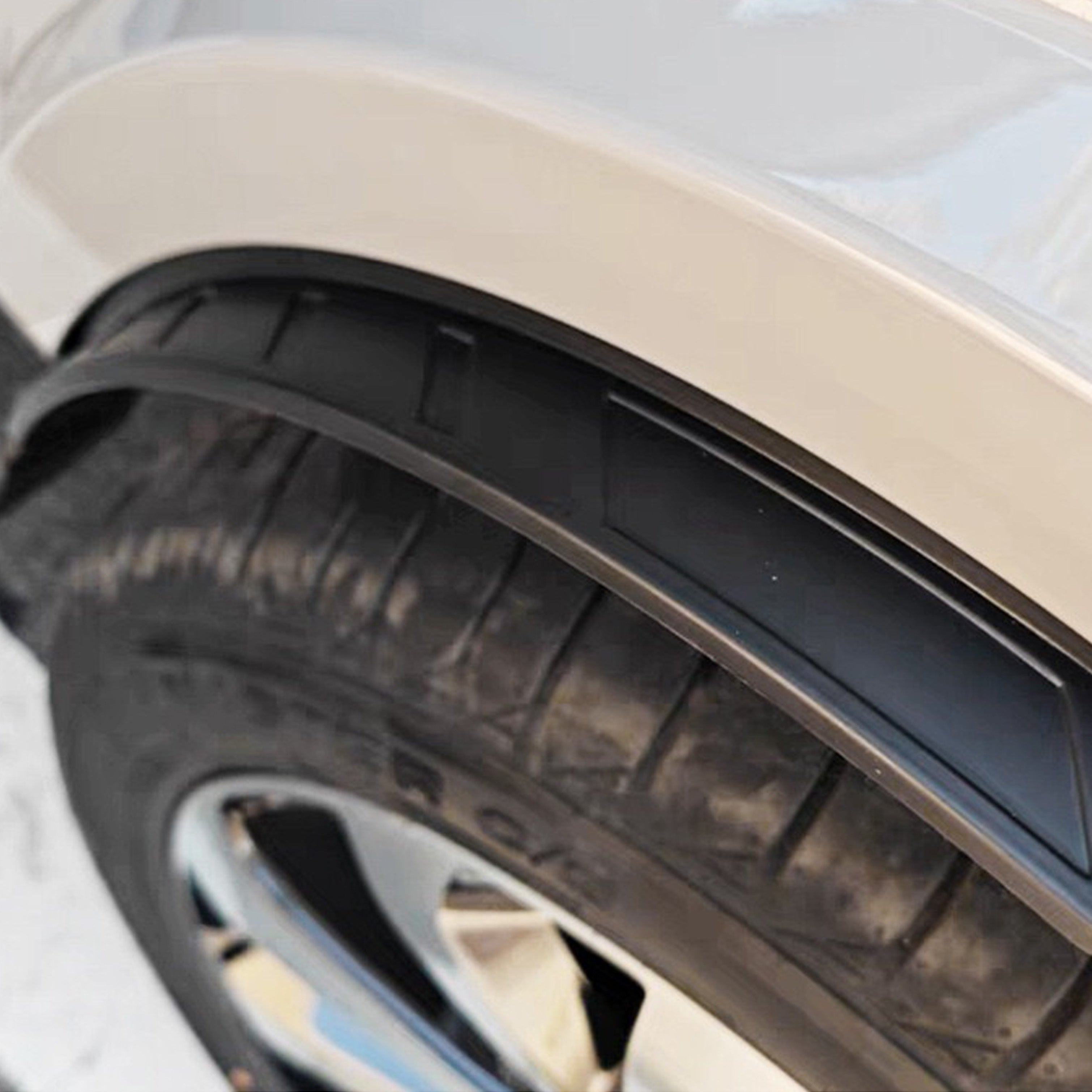 2PCS Car Mudguards Rear Wheel Fender Protectors PP Material Durable Anti-Scratch