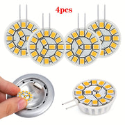 G4 LED lampochka 2W, 120° nur burchagi, 12V AC/DC, 200LM, tebranishsiz, landshaft/oshxona/post/joylashtirilgan yoritish o'rnini bosuvchi, iliq/tabiiy/sovuq oq (4 dona/8 dona)