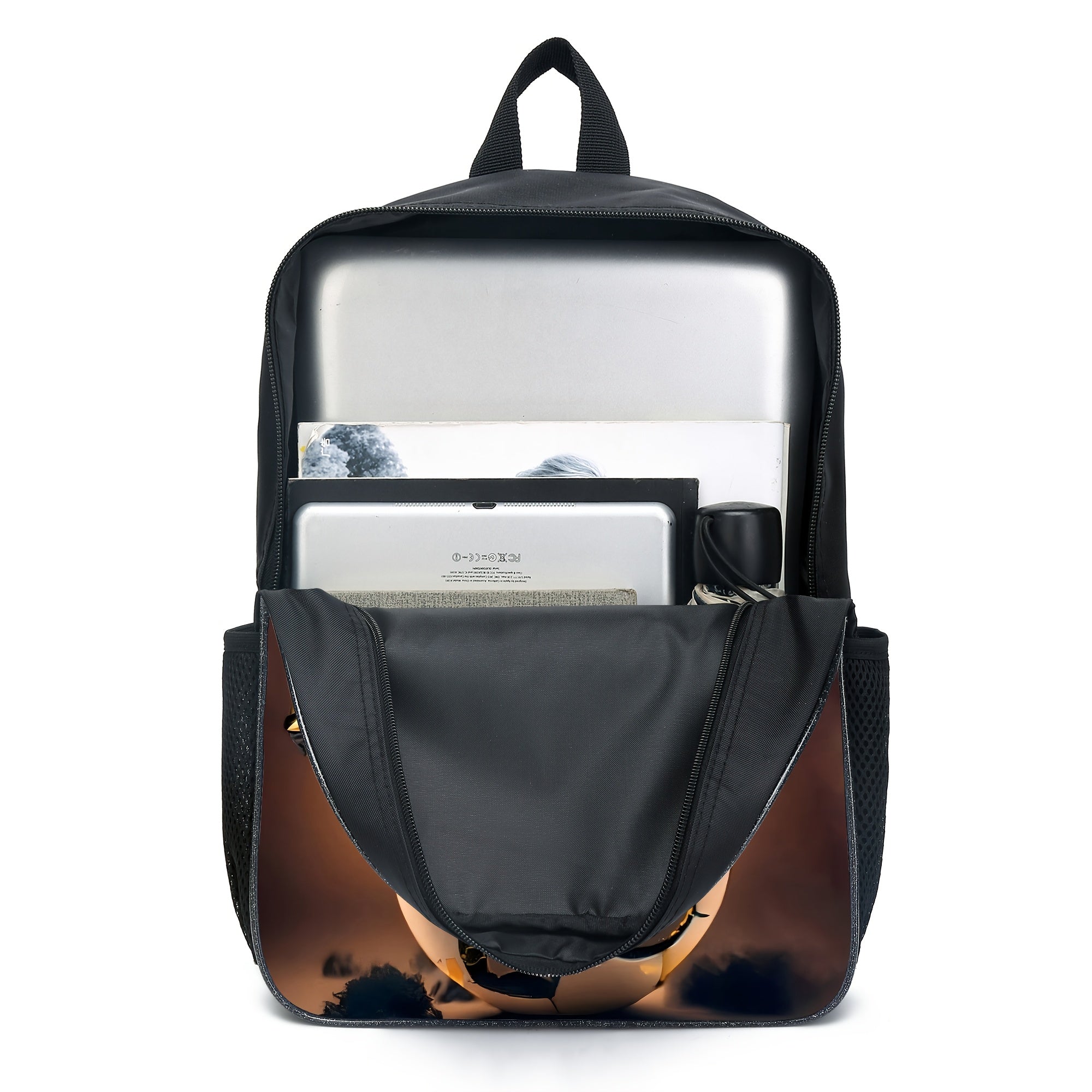 Набор рюкзаков с футбольным узором для мальчиков с сумкой через плечо и пеналом