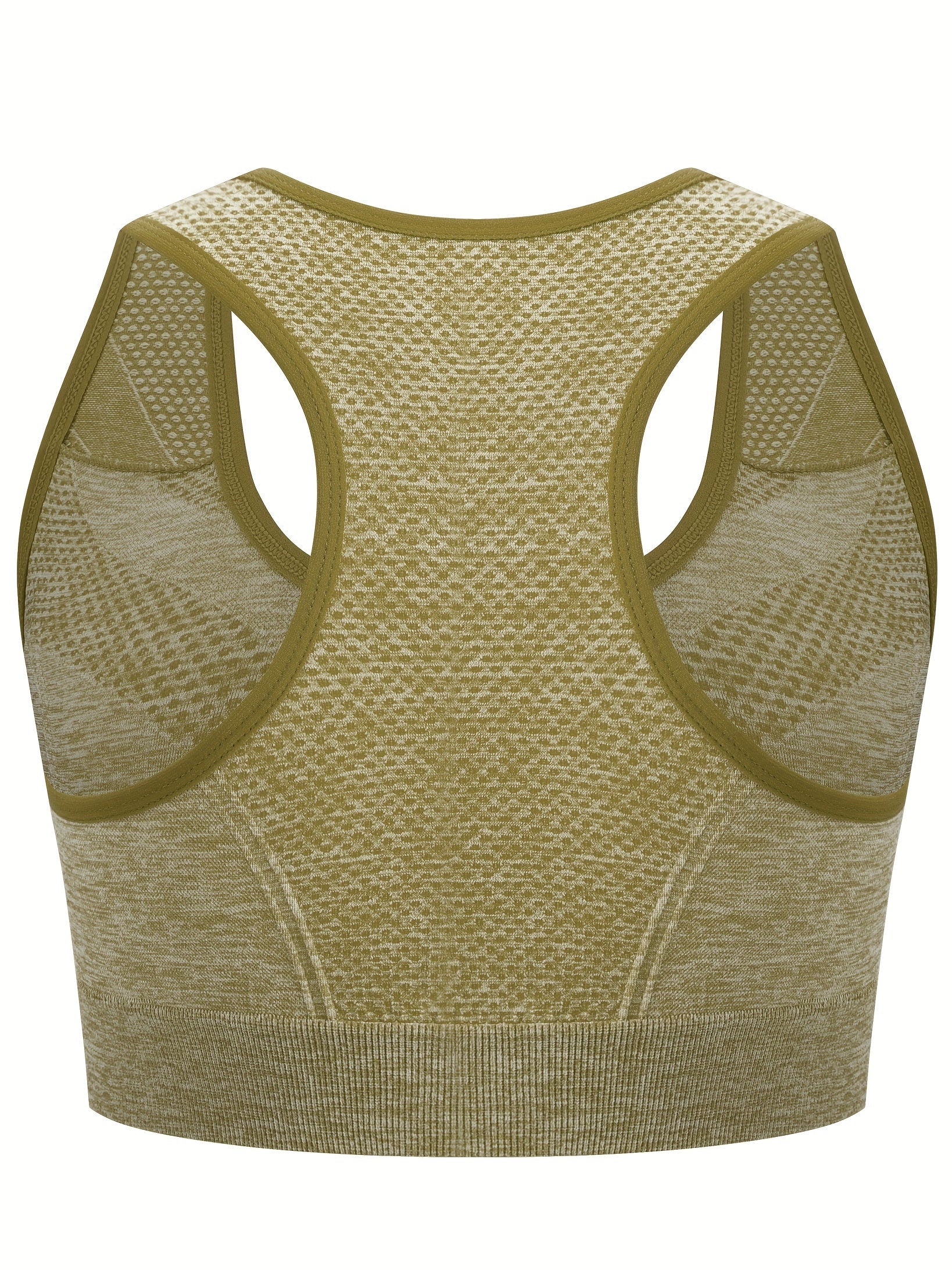 Women Breathable Seamless Mesh Sports Bra Large Size Yoga Bra Plus Size