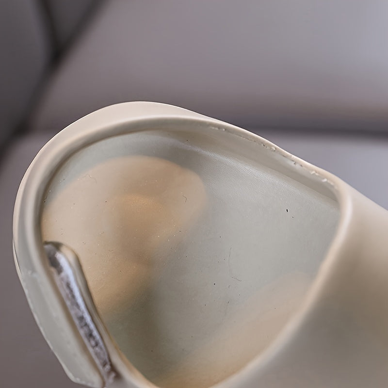 Детские тапочки-слипоны из EVA для мальчиков и девочек, для дома и улицы, повседневные, однотонные