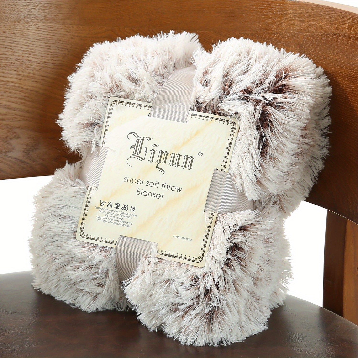 Double Layer Plush Sofa Blanket for Couch Bed and Office Warm Cozy Soft