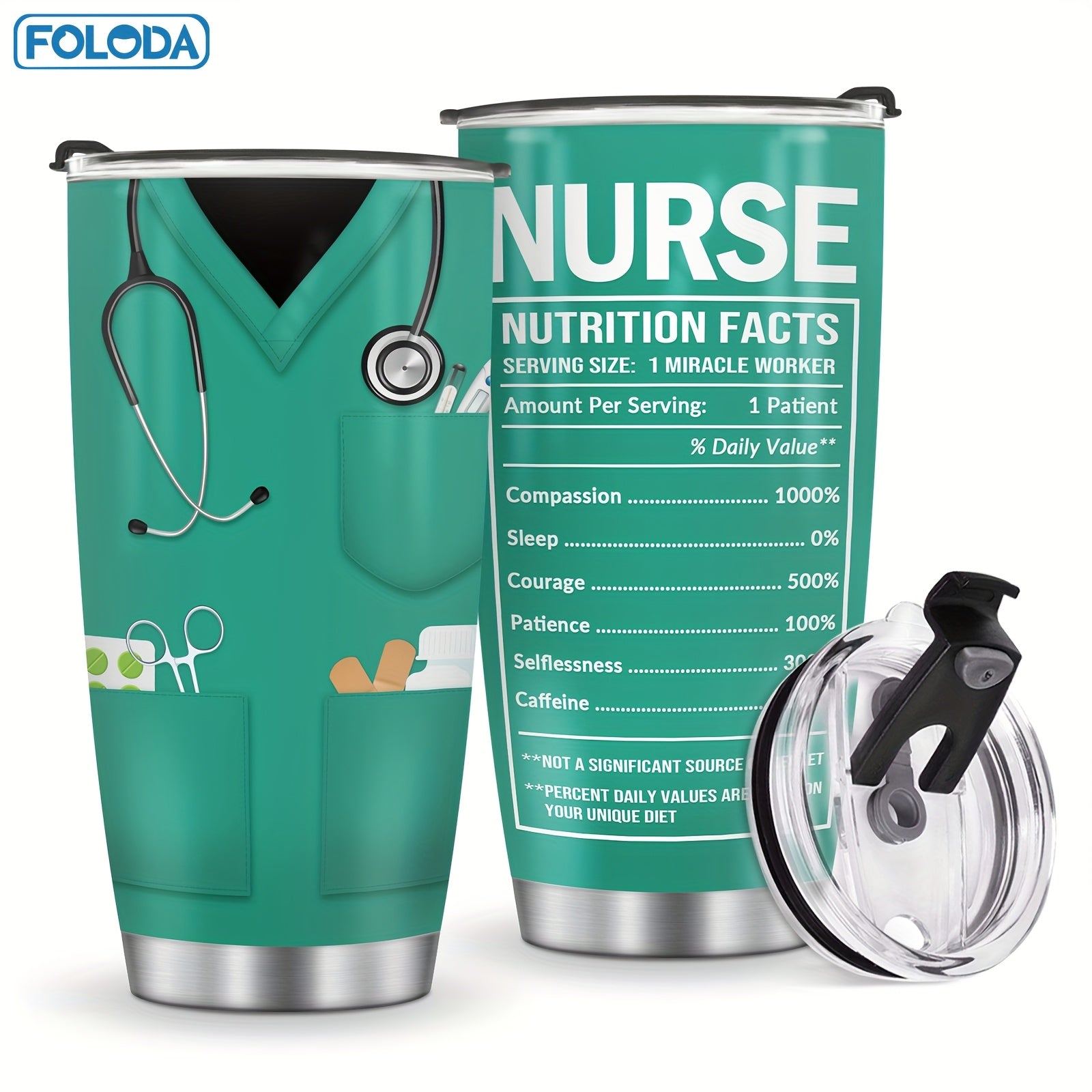 20oz Insulated Stainless Steel Tumbler with Lid for Hot Cold Drinks Travel Outdoor