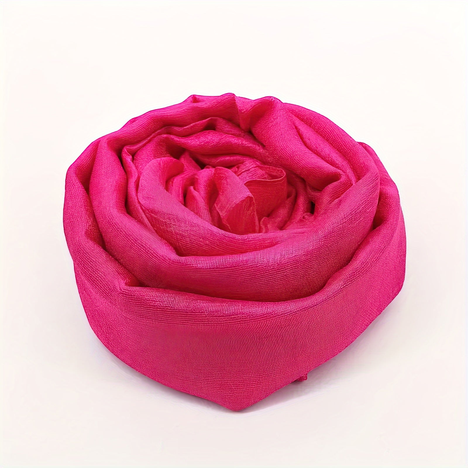 Yorug' Chiffon sharf quyoshdan himoya qiluvchi shalv plyajda tashqi faoliyatlar uchun polyester 70g/m²