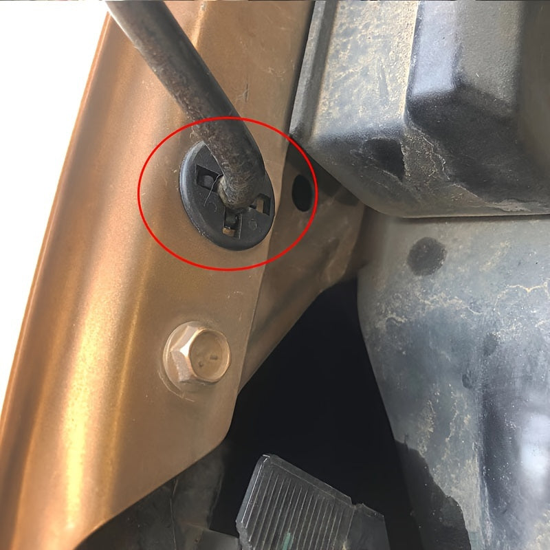 2PCS Hood Support Rod Clamp for Car SUV Door SUV Gray Durable