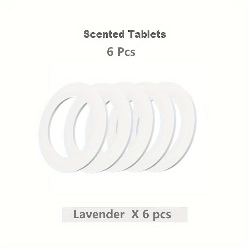 Car Air Freshener Replacement Pads Solid Fragrance Filter 6 Pack