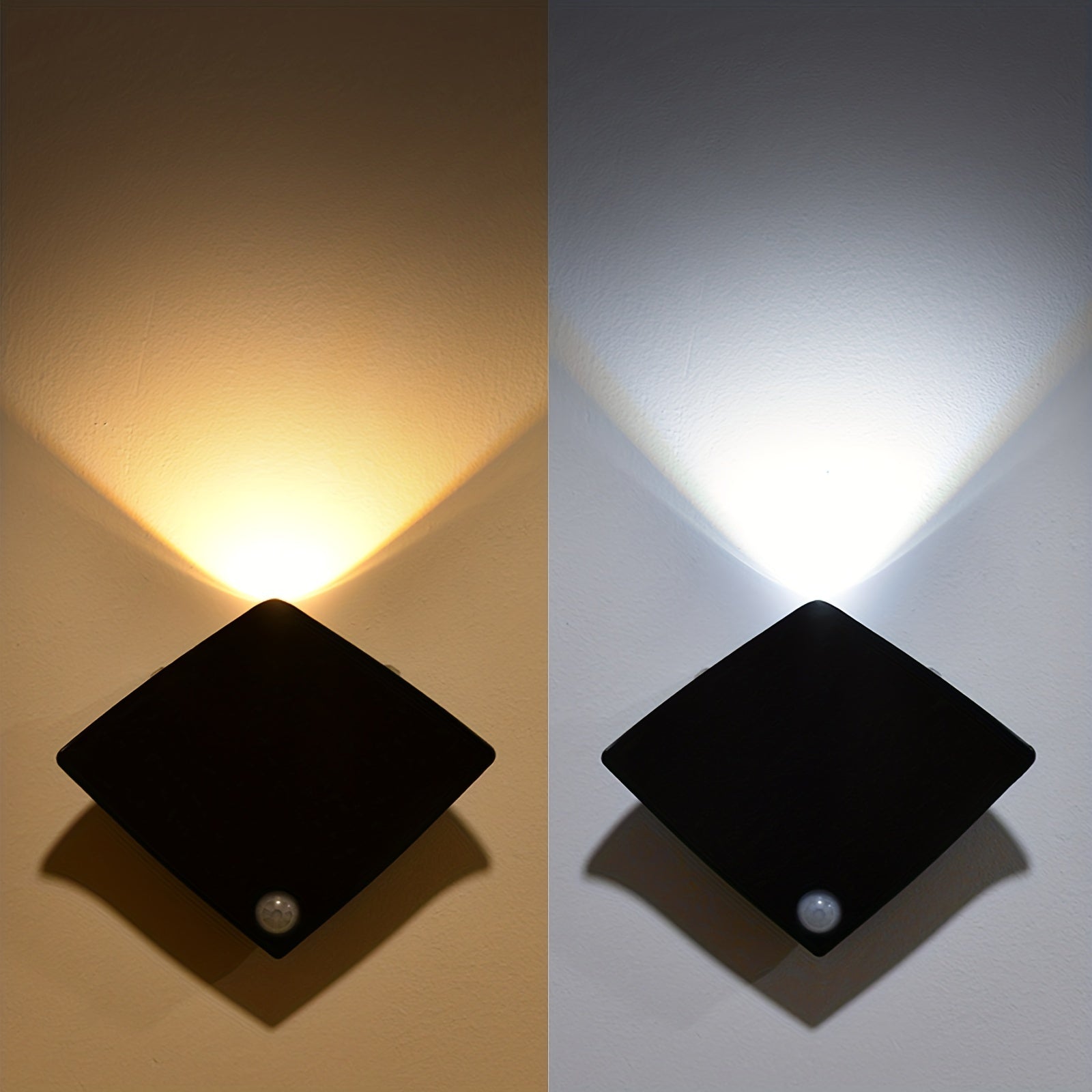 Modern Manta Ray Motion Sensor Wall Light LED Night Lamp Rechargeable Battery for Bedroom Living Room