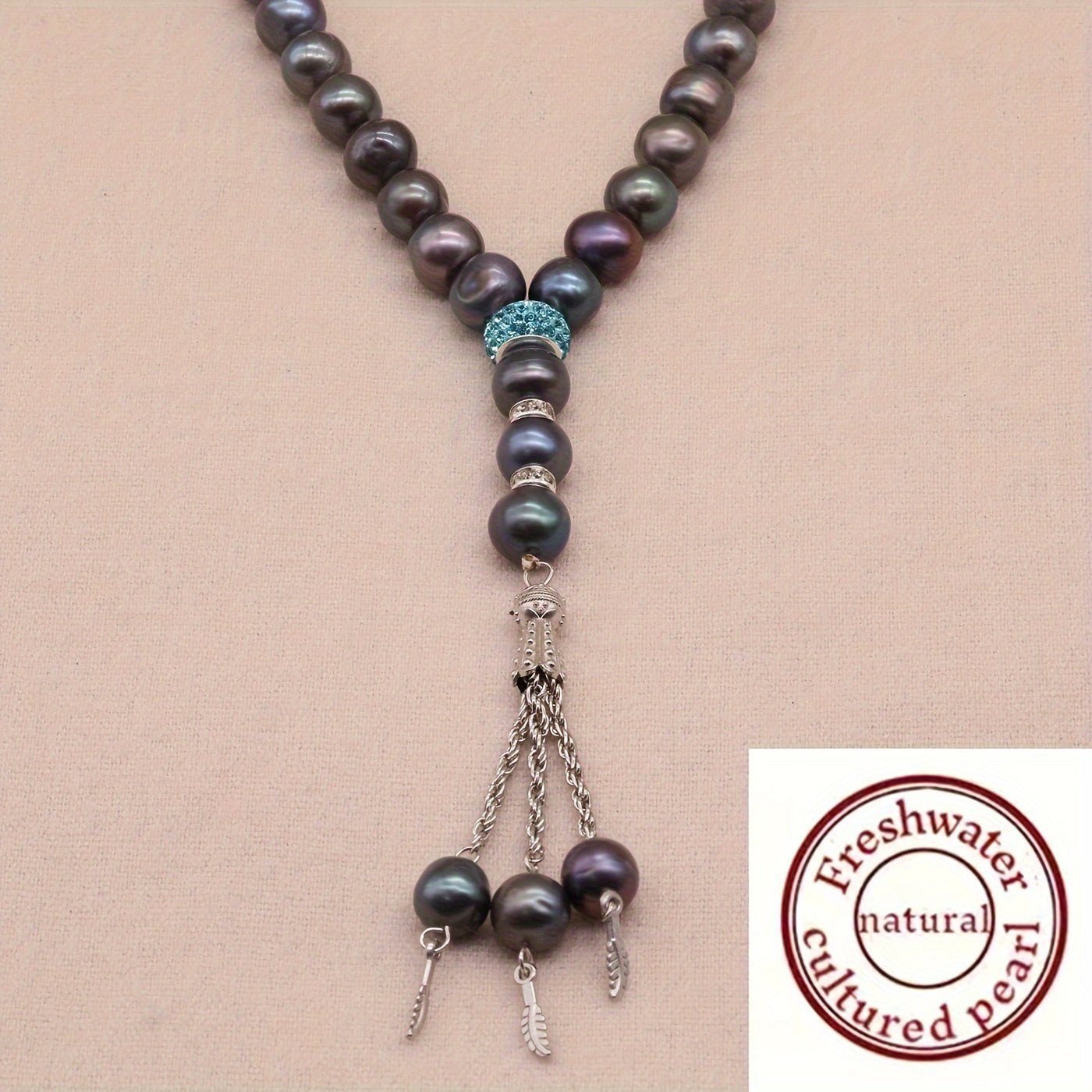 Zarif Qo'l Ishlangan Shirin Suv Marvarid Bilaguzuk - 33 Donadan, Onalar Kuni va Ongni Tinchlantirish Sovg'alari Uchun Ideal