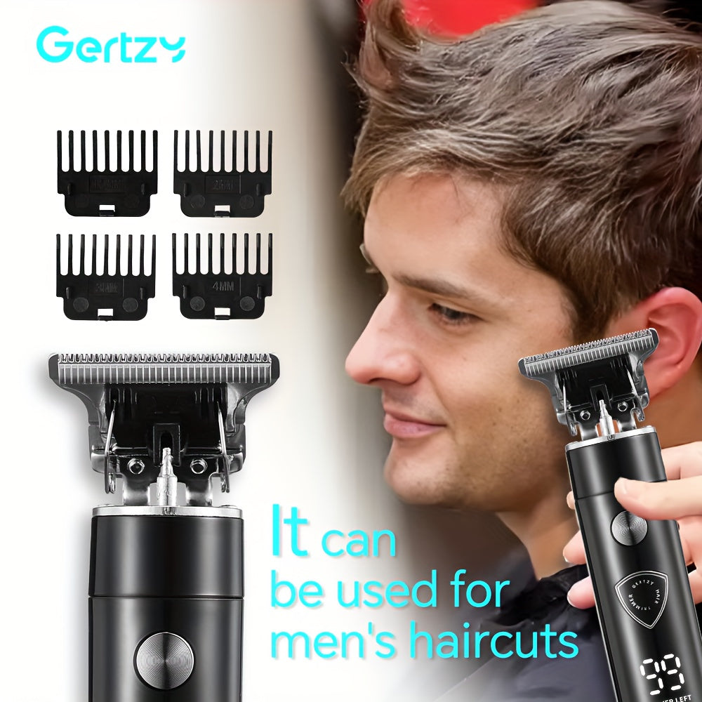 Electric trimmer set with ceramic blades hair clipper nose eyebrow body grooming USB portable charging