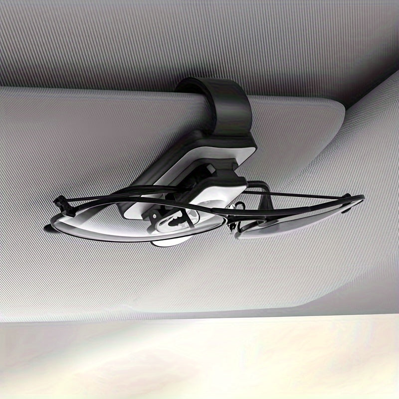 "Moda Olov Bosh Suyak Avtomobil Ko'zoynaklari Uslubi - Kartochka Saqlash va Ko'zoynak Qutisi bilan Plastik Quyoshdan Himoya Qiluvchi Klip, avtomobilingiz uchun zamonaviy va amaliy tanlovdir."