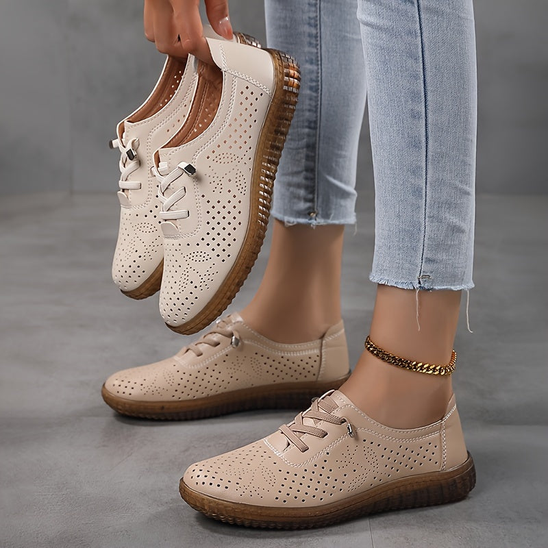 Women's Slip-On Flats Loafers Mules Casual Shoes in Leather