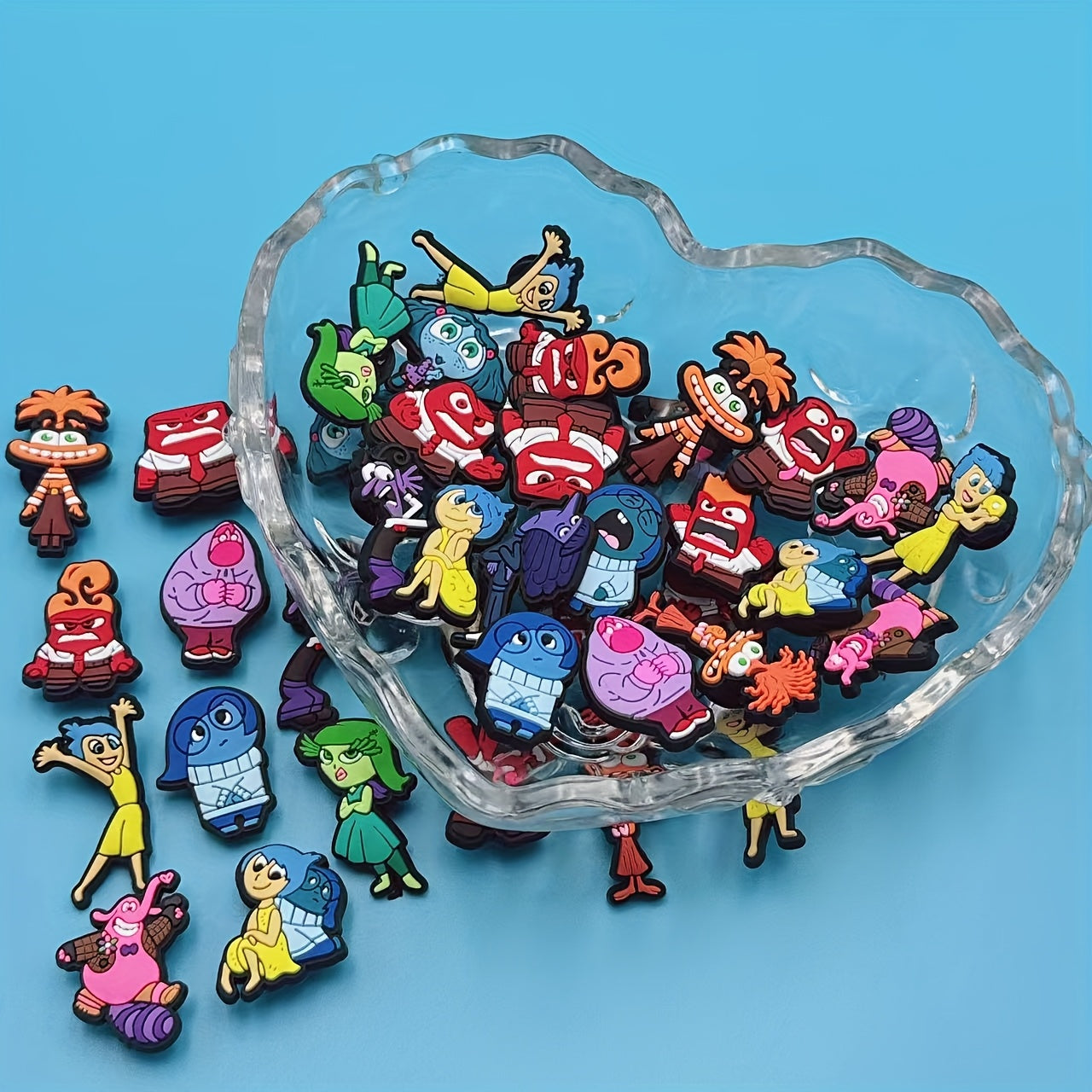 Kids PVC Shoe Charms Set, Colorful Cartoon Accessories for Sneakers