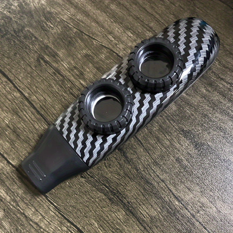 Musiqa ixlosmandlari uchun qo'shimchalar bilan sozlanadigan ikki kameralı rezin Kazoo