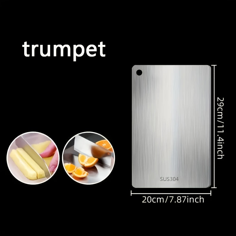 Double-Sided Titanium Steel Cutting Board for Dough Kneading and Rolling