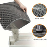 Dual-Layer EVA Cat Litter Mat for Indoor Cleanliness Protection