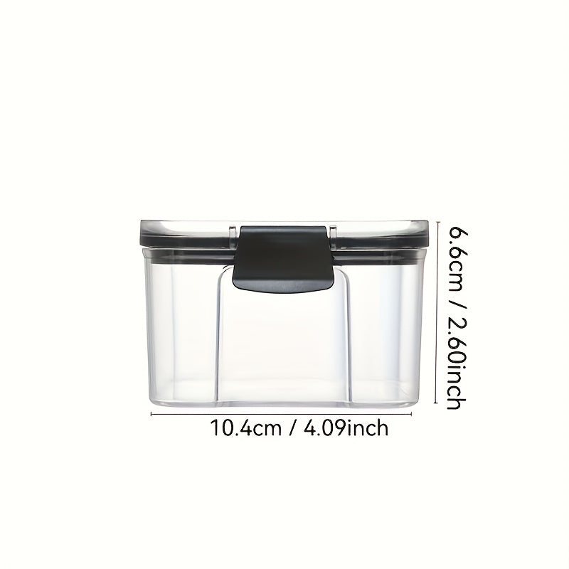 Kitchen Storage Containers for Pantry and Fridge Plastic Jars with Lids